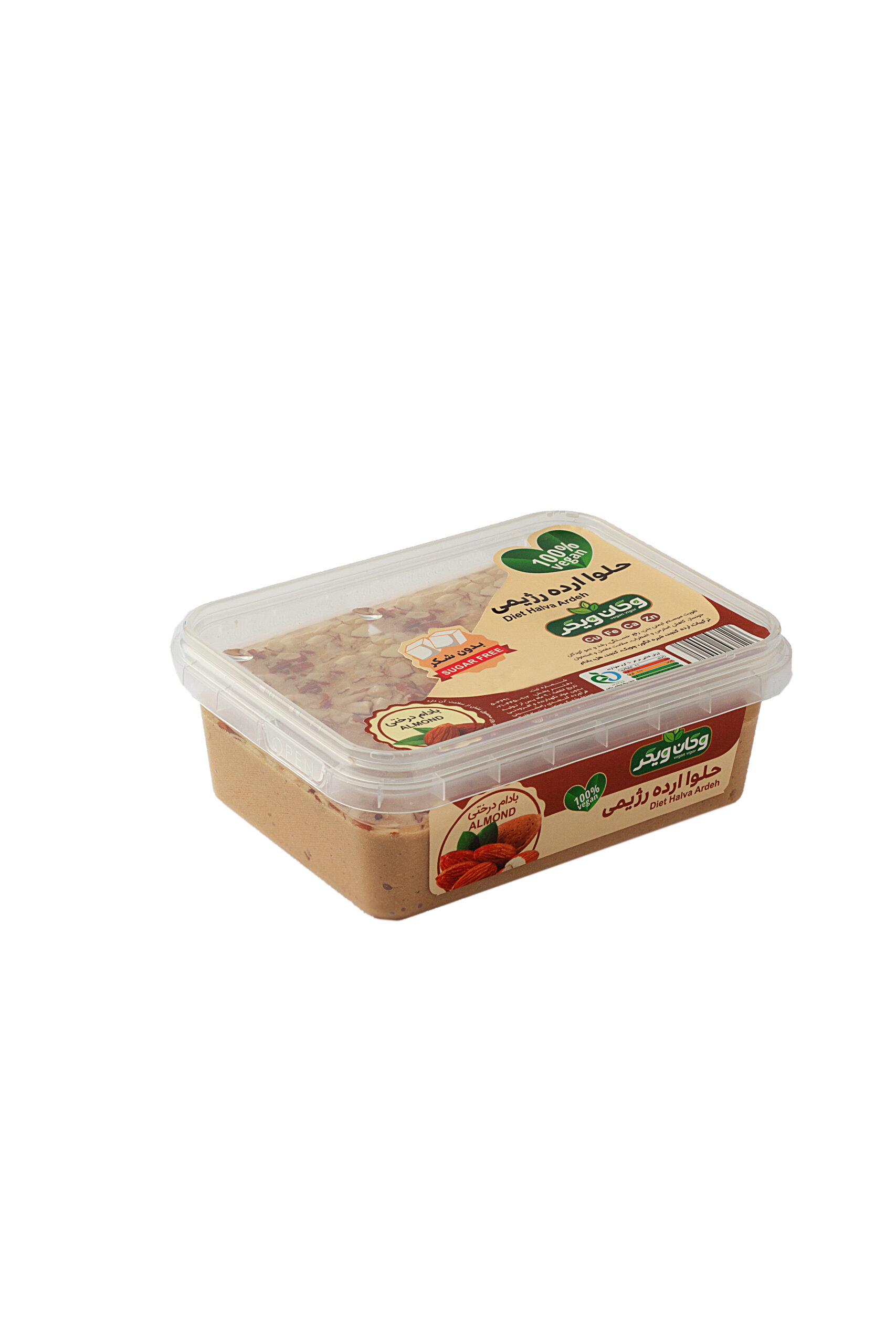 حلوا ارده رژیمی بادام درختی