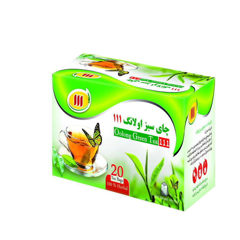 چای سبز اولانگ 111 بسته 20 عددی